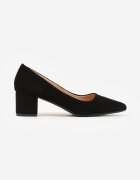 vices Pantofi stiletto negri din piele cu toc Delmavere