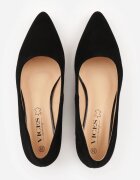 vices Pantofi stiletto negri din piele cu toc Delmavere