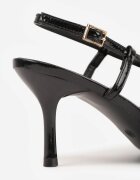vices Pantofi stiletto negri eleganți cu fundă decorativă Adrelena