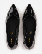 vices Pantofi stiletto negri în stil elegant cu branț din piele Lerichella