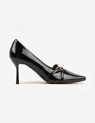 vices Pantofi stiletto Negri Lăcuiți Decorați cu barete cu catarame Tameliae