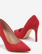 vices Pantofi stiletto Roșii Clasici cu Branț din Piele Bellinna