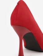 vices Pantofi stiletto Roșii cu branț din piele Afurriva