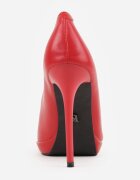 vices Pantofi stiletto Roșii cu Platformă cu Branț din Piele Racca