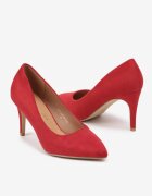 vices Pantofi stiletto Roșii cu toc stiletto cu branț din piele Cleliae