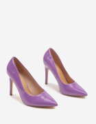 vices Pantofi stiletto Violet Clasici Lăcuiți cu branț din piele Soinna
