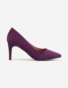 vices Pantofi stiletto Violet cu branț din piele Cleliae