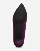vices Pantofi stiletto Violet cu branț din piele Cleliae