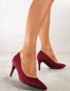 vices Pantofi stiletto Visinii cu branț din piele Cleliae
