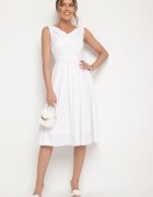 vices Rochie Albă Clasică Cloș Tolissela