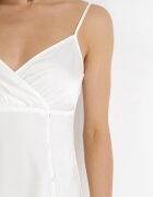 vices Rochie Albă Maxi cu bretele cu decolteu adânc Issabelle