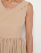 vices Rochie Bej Clasică Evazată Tolissela