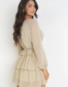 vices Rochie bej Roseflash