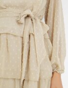 vices Rochie bej Roseflash