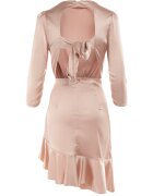 vices Rochie Bej Satinată Achine