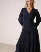vices Rochie Bleumarin Evazată cu decolteu petrecut Reslosa
