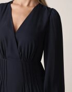vices Rochie Bleumarin Evazată cu decolteu petrecut Reslosa
