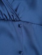 vices Rochie Bleumarin Maxi cu Bretele cu Decolteu Adânc Issabelle