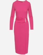 vices Rochie Cambrată Fucsia cu încrețituri și perle Adorre