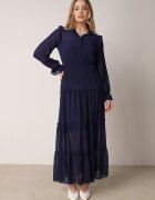 vices Rochie Cloș Bleumarin Tip cămașă Stil Retro Aravite