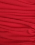 vices Rochie de seară asimetrică cu croială asortată și mânecă decorativă Canotis Roșie