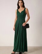 vices Rochie de seară cu sclipici și decolteu petrecut Aconivea Verde