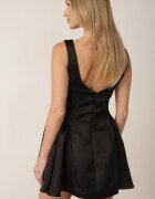 vices Rochie elegantă cu croială evazată fără mâneci Eupene Neagră
