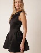 vices Rochie elegantă cu croială evazată fără mâneci Eupene Neagră