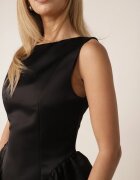 vices Rochie elegantă cu croială evazată fără mâneci Eupene Neagră