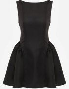 vices Rochie elegantă cu croială evazată fără mâneci Eupene Neagră
