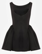 vices Rochie elegantă cu croială evazată fără mâneci Eupene Neagră