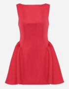 vices Rochie elegantă cu croială evazată fără mâneci Eupene Roșie