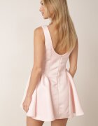 vices Rochie elegantă cu croială evazată fără mâneci Eupene Roz