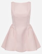 vices Rochie elegantă cu croială evazată fără mâneci Eupene Roz