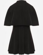 vices Rochie elegantă evazată cu șal imitat de pelerină Faneno Neagră