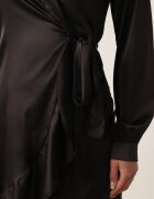 vices Rochie Neagră din satin Barbedeia