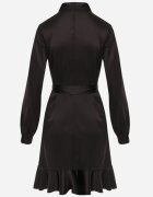 vices Rochie Neagră din satin Barbedeia