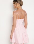 vices Rochie Rozalie Din bumbac Stil rustic cu legătură Fenavira