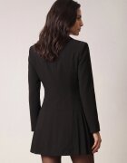 vices Rochie tip sacou cu partea de jos plisată Tomnoio Neagră