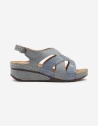 vices Sandale Albastre cu Barete Decorative Oviama