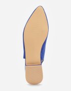 vices Sandale Albastre Slingback cu Aplicație Metalică la Toc Ediriella