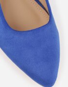 vices Sandale Albastre Slingback cu Aplicație Metalică la Toc Ediriella