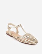 vices Sandale Aurii cu Barete Geometrice Abadia