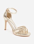vices Sandale Aurii cu toc stiletto Decorate cu Zirconii Saracina