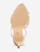vices Sandale Aurii cu toc stiletto Decorate cu Zirconii Saracina