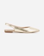 vices Sandale Aurii Pudrate Slingback cu vârf ascuțit Arrilla