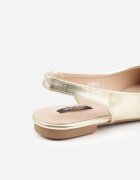 vices Sandale Aurii Pudrate Slingback cu vârf ascuțit Arrilla