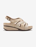 vices Sandale Bej cu curele decorative Oviama