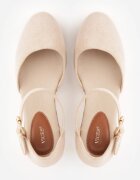 vices Sandale Bej cu platformă împletite și închidere cu cataramă Jessaln