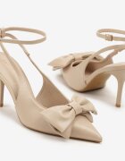 vices Sandale Bej închis cu toc stiletto fără călcâi cu fundă Tilosella